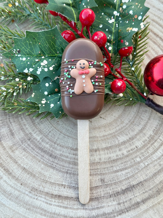 Gingerbread Man Brownie Chocolate Pop (Single)