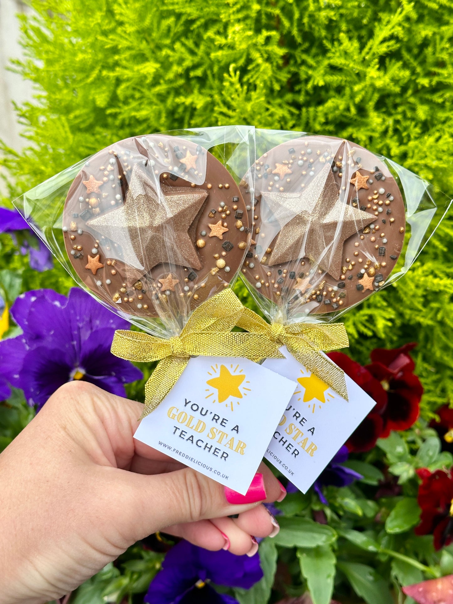 Gold Star Teacher Lollipop