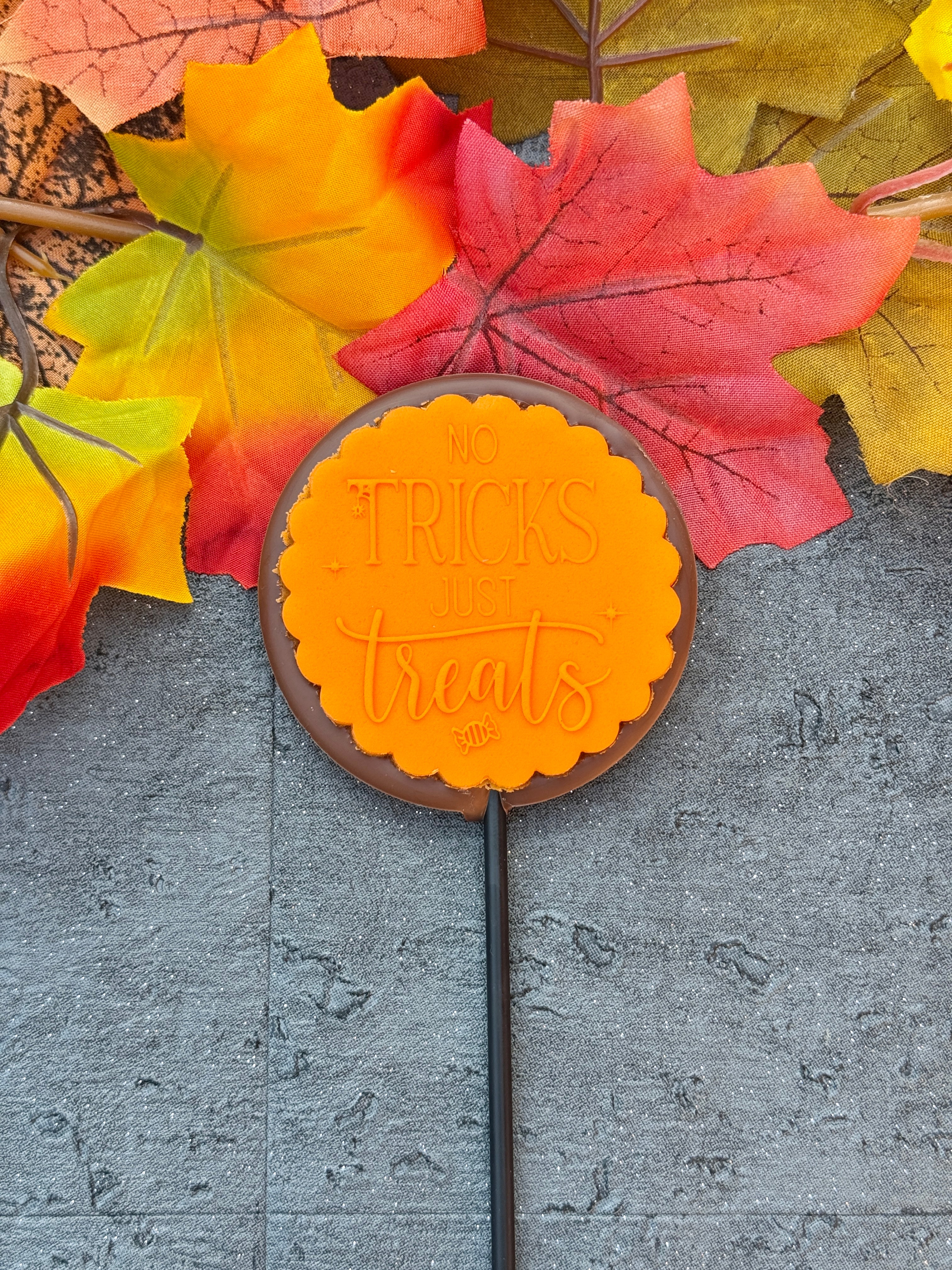 *New* No Tricks just Treats Lollipop