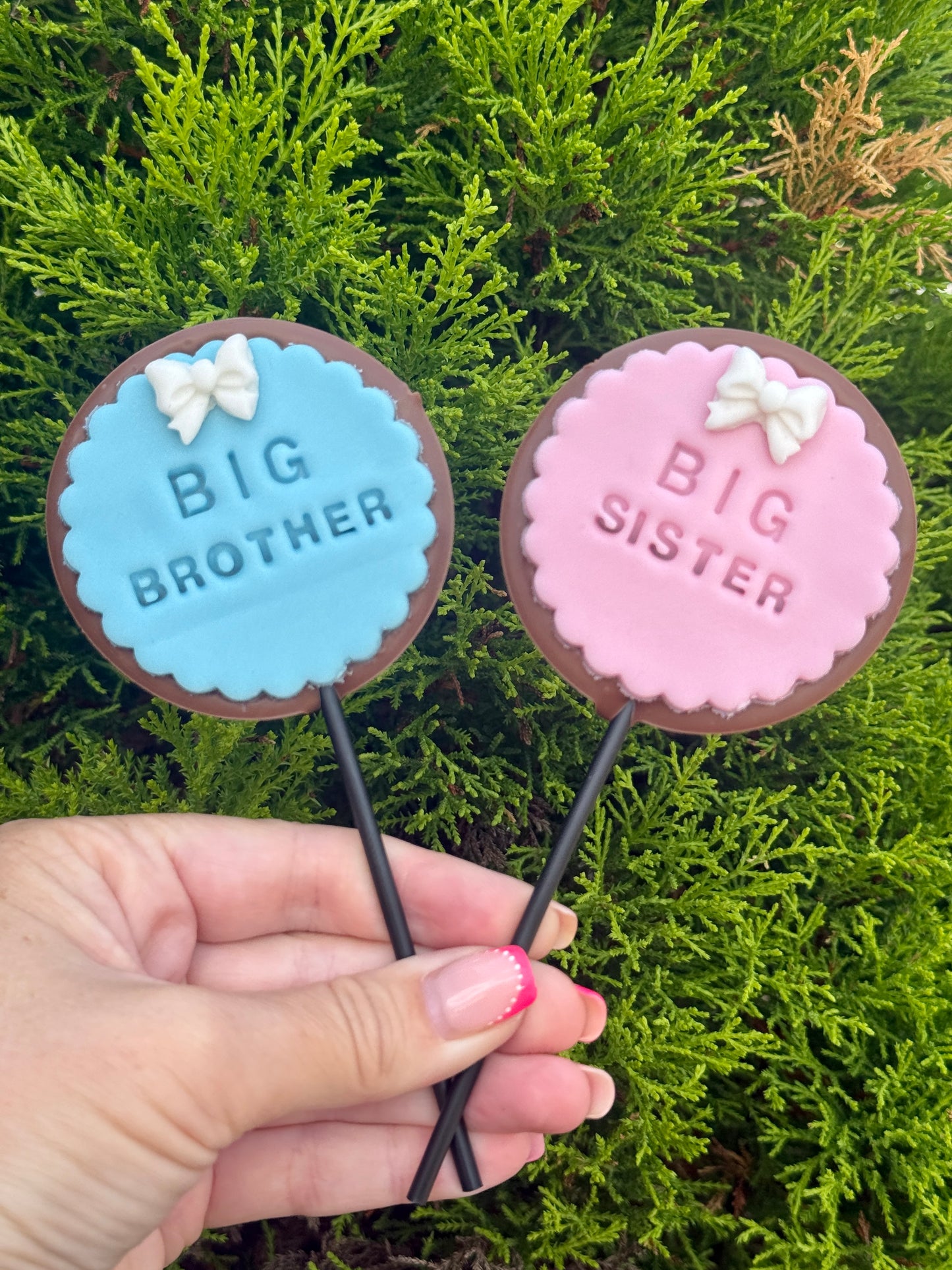 *New* Big Sister/Brother Round Lollipop