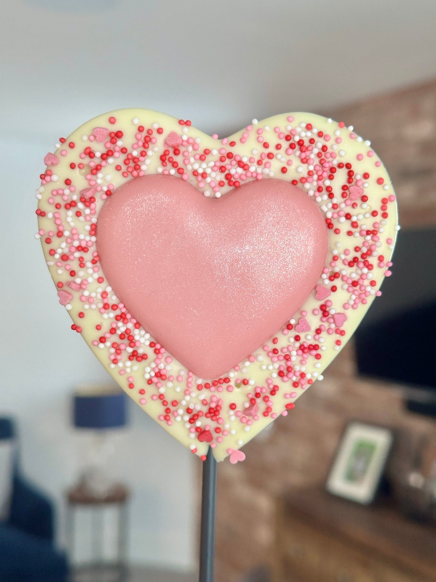 Valentine’s Large Double Heart Lollipop