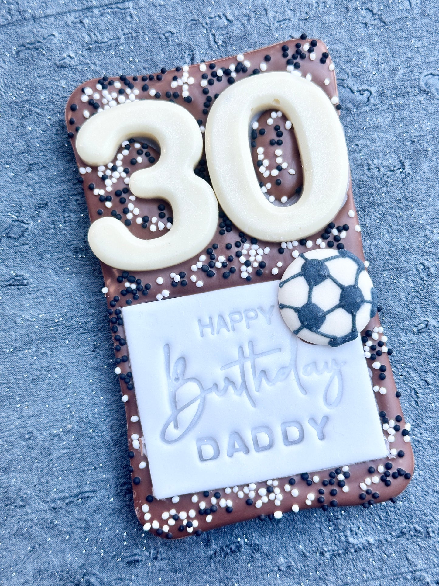 Number Birthday Chocolate Bar