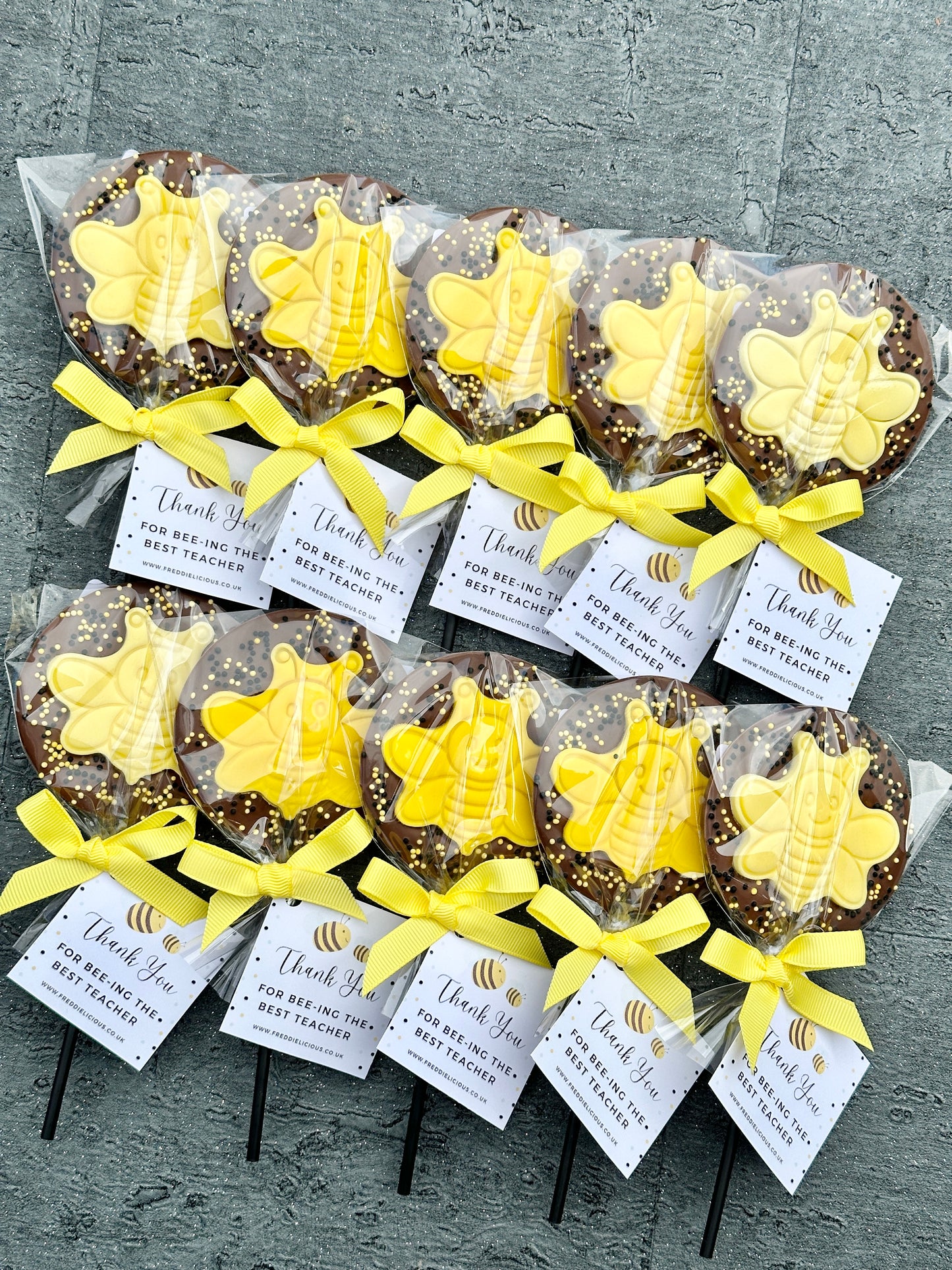 Teacher Bee Lollipop