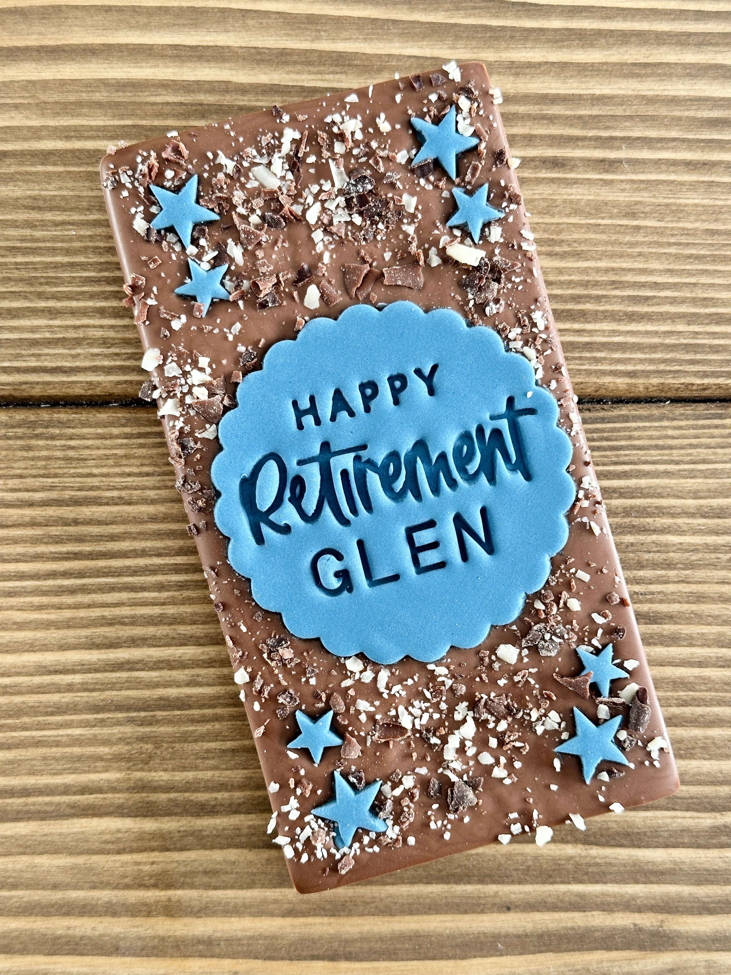 Happy Retirement Chocolate Bar