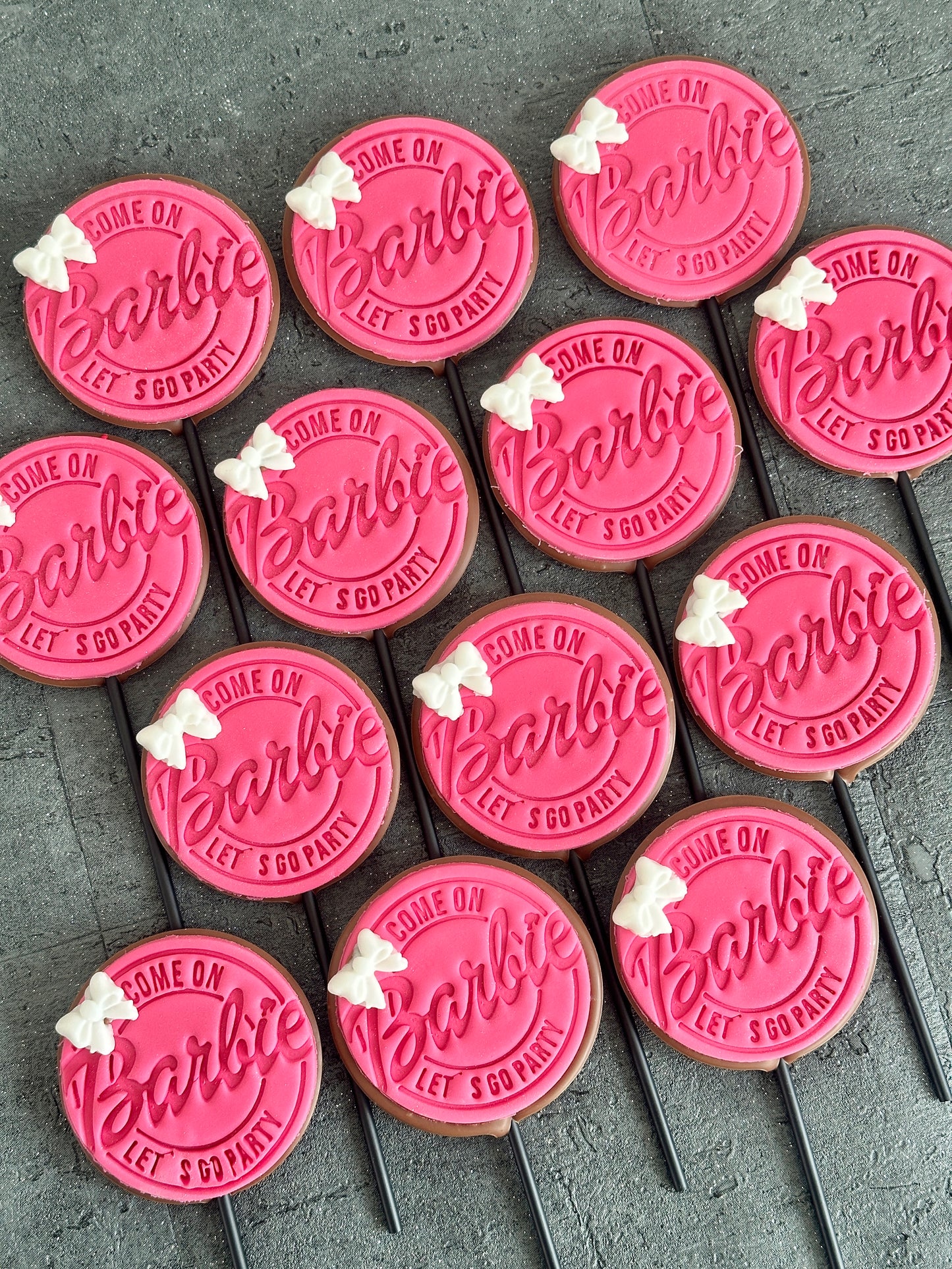 Small Round Barbie Lollipop