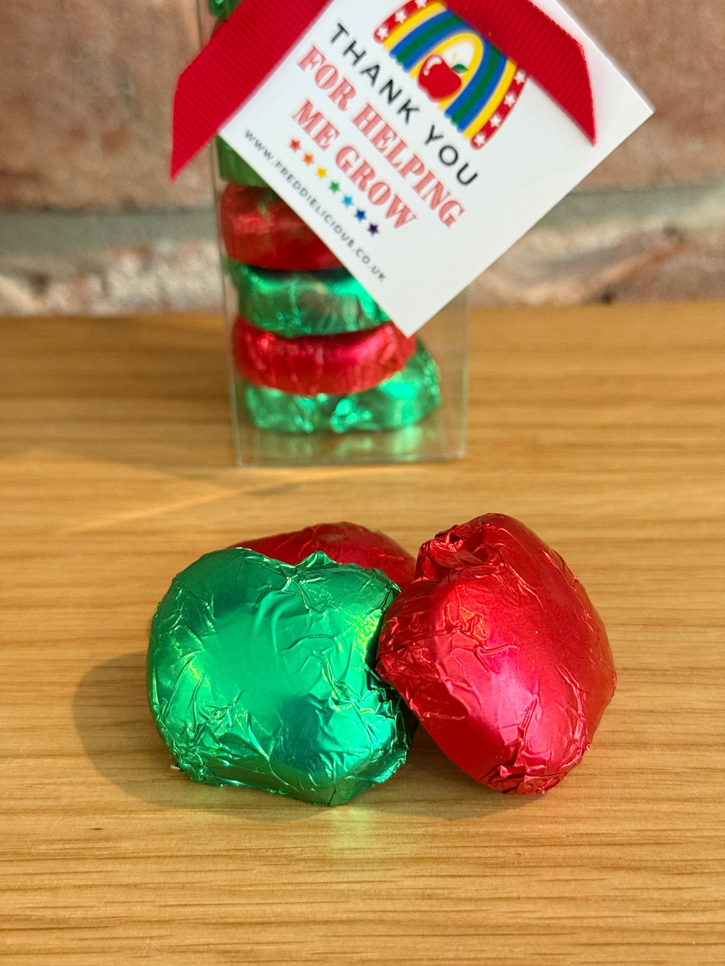Teacher Foiled Apple Chocolates Gift Box