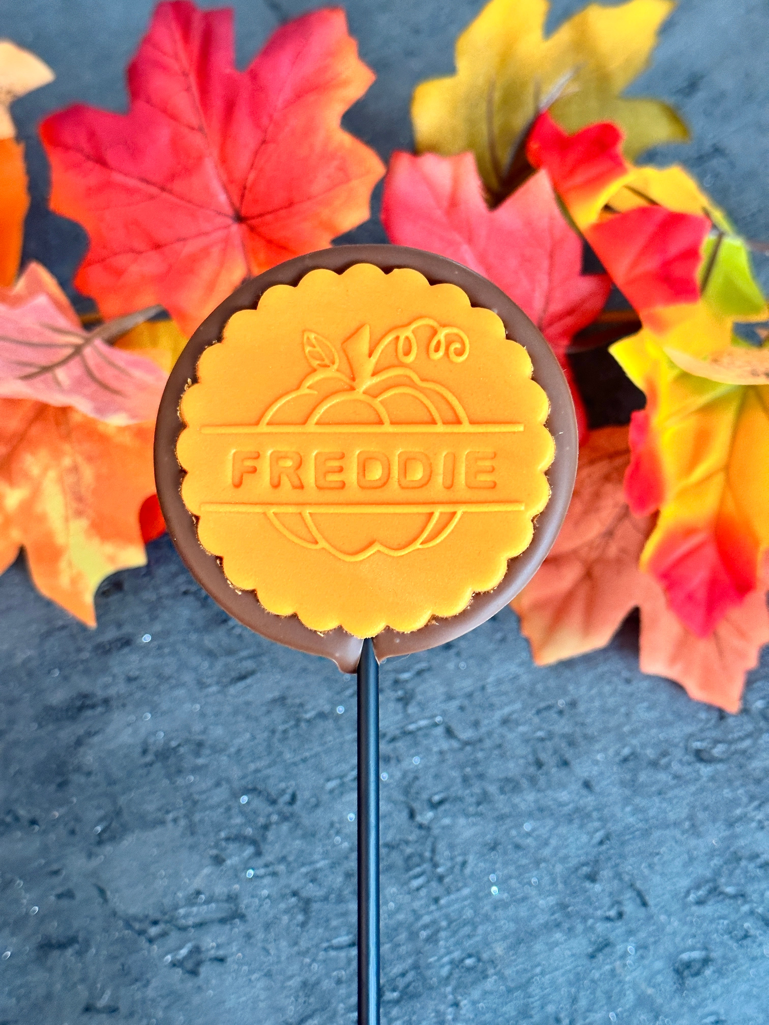 Personalised Halloween Round Lollipop
