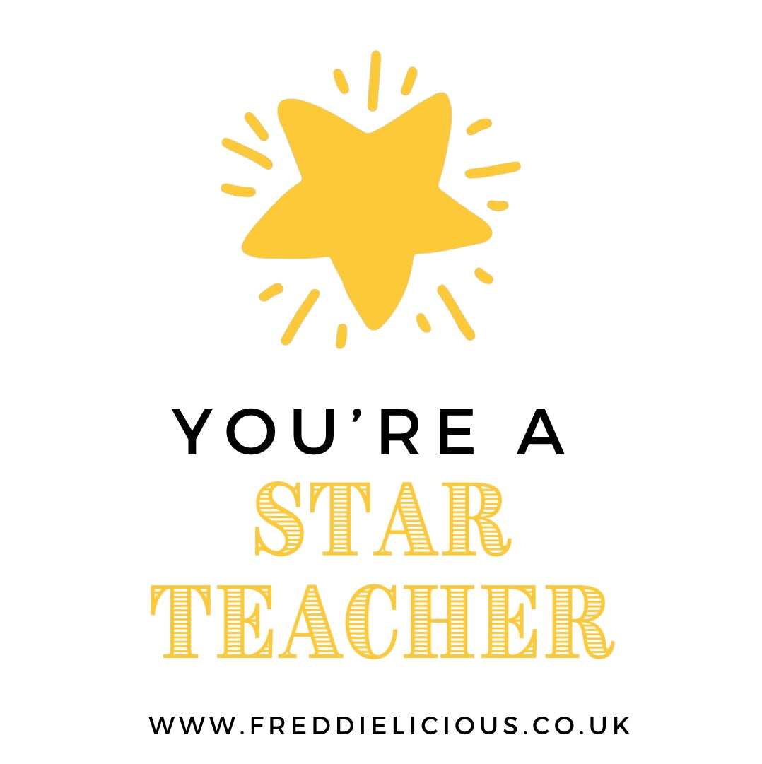 *New* Teacher Gold Star Chocolates Gift Box