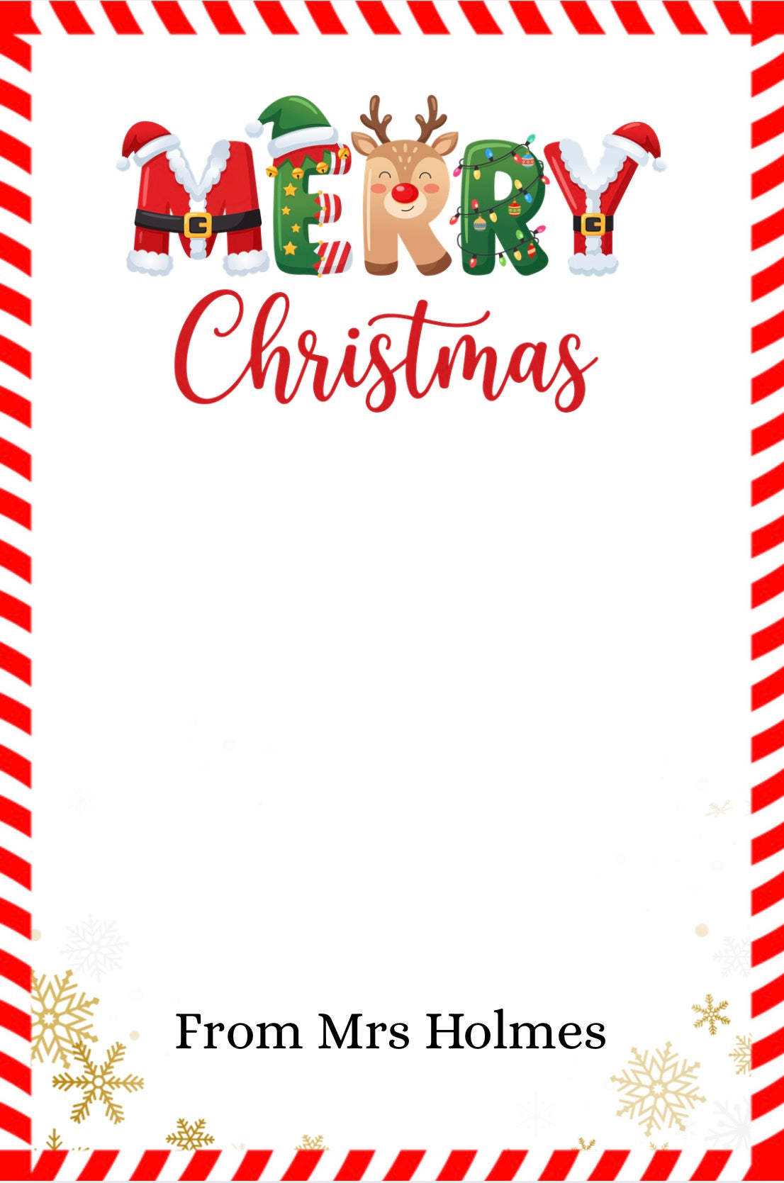 *New* Christmas Chocolate Card Gift