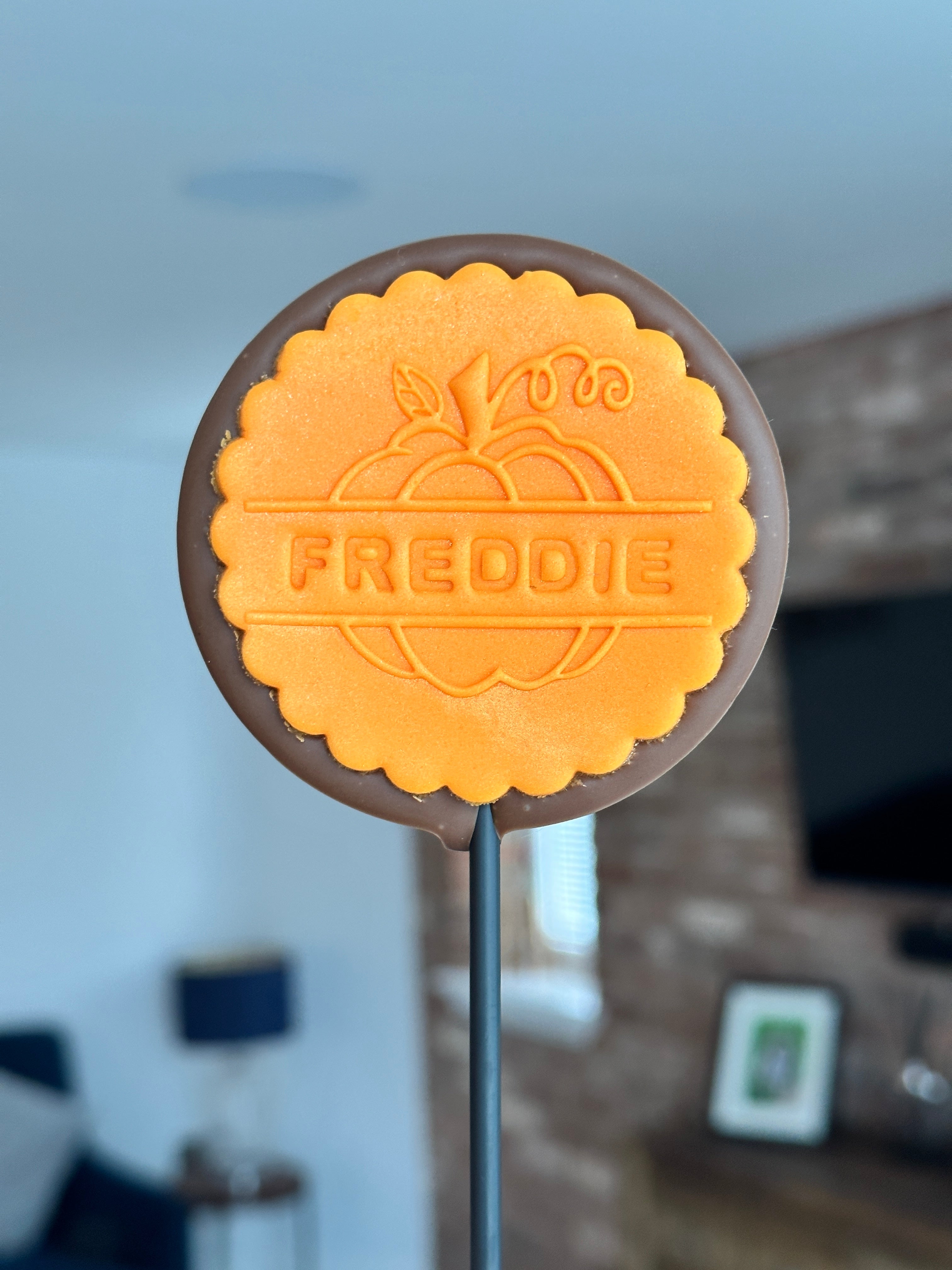 Personalised Halloween Round Lollipop