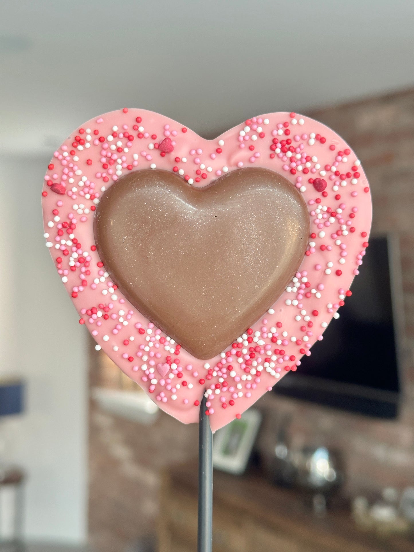 Valentine’s Large Double Heart Lollipop