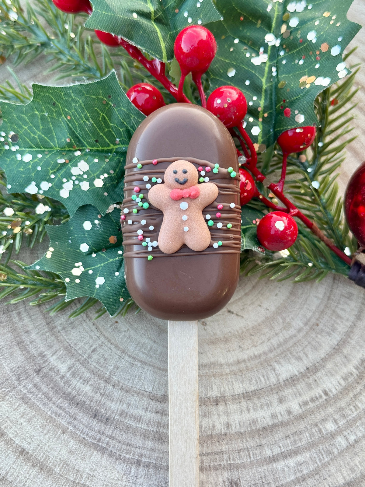 Gingerbread Man Brownie Chocolate Pop (Single)