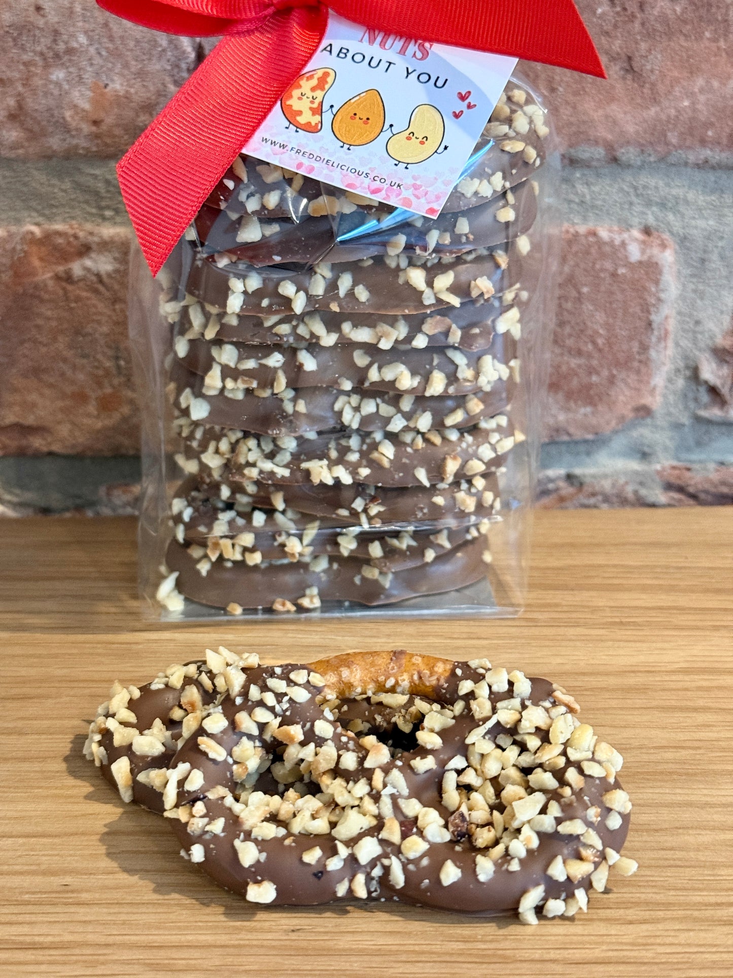 Nuts about you Valentine’s Sourdough Pretzels