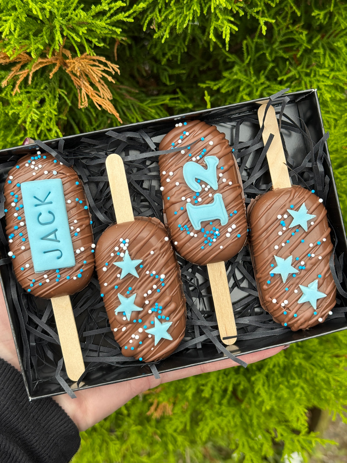 Personalised Birthday Chocolate Pops Gift Box