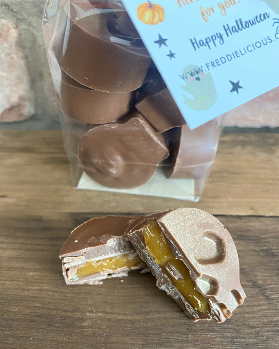 Halloween Salted Caramel Skulls