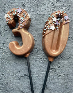 Birthday Cake Number Toppers
