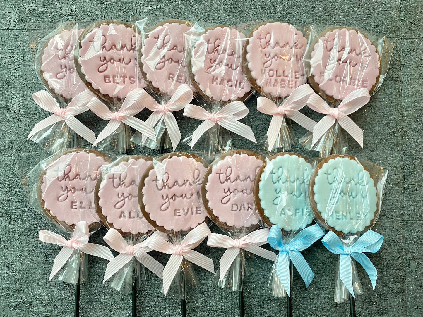 Small Round Thank You Lollipop