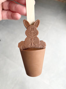 Easter Bunny Hot Chocolate Spoon