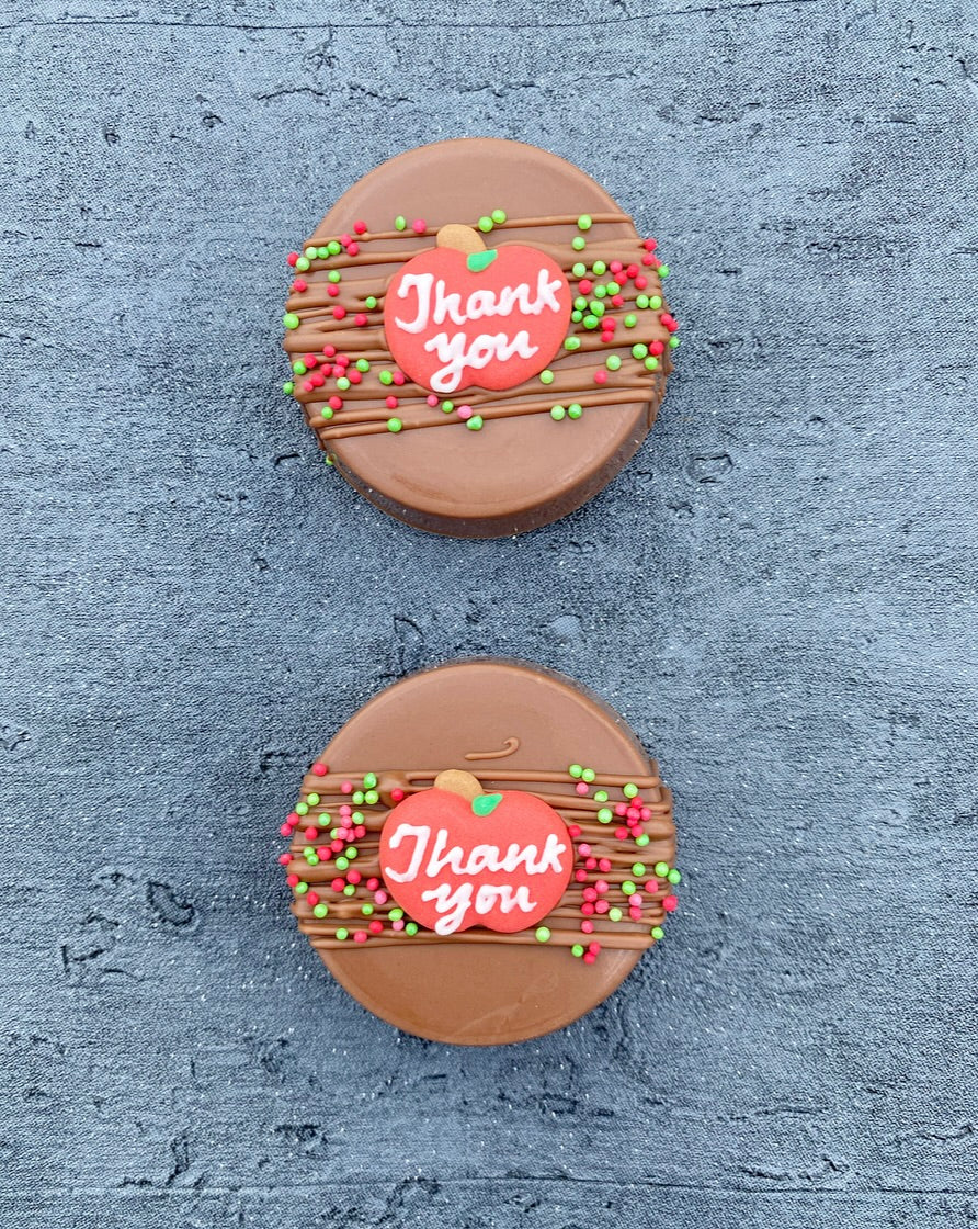 Teacher Thank You Chocolate Covered Biscuit