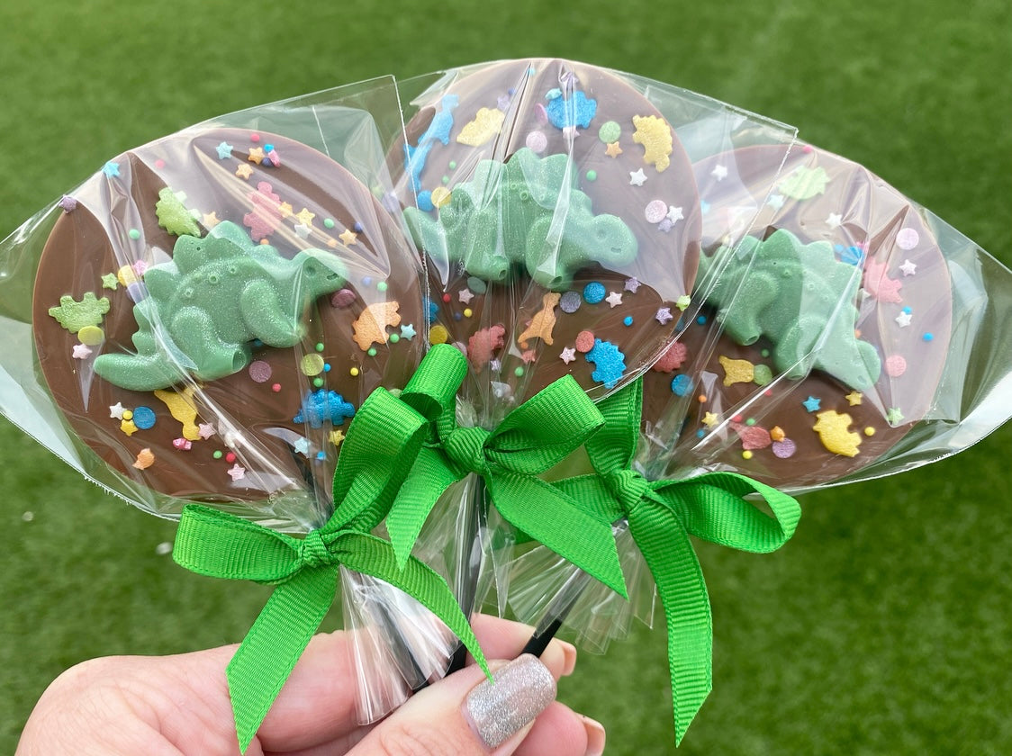 Dinosaur Chocolate Lollipop