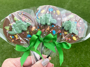 Dinosaur Chocolate Lollipop