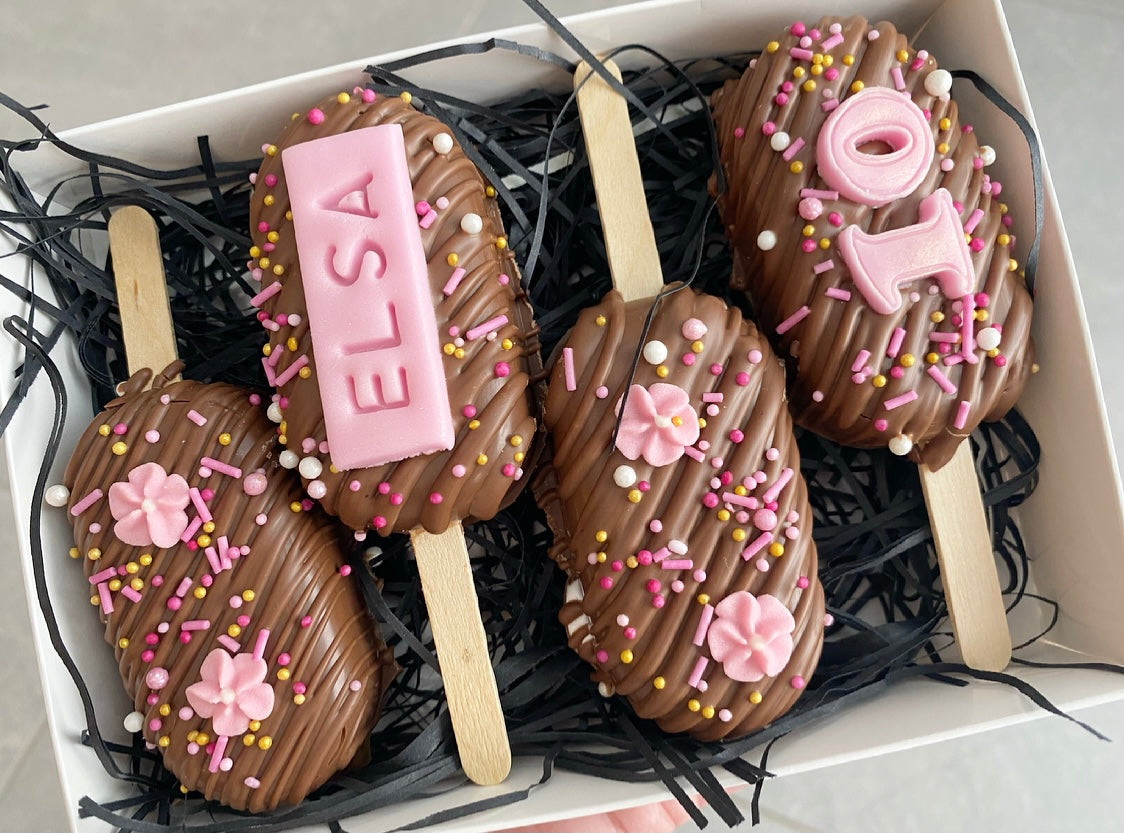 Personalised Birthday Chocolate Pops Gift Box