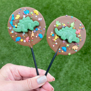 Dinosaur Chocolate Lollipop