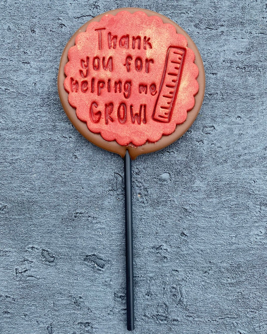 Thank You for Helping Me Grow Lollipop